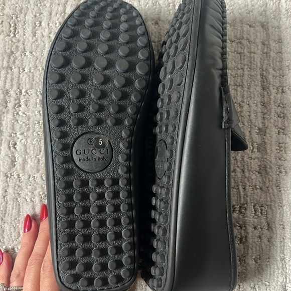 Black GUCCI Loafers Size 5 - Picture 3 of 4